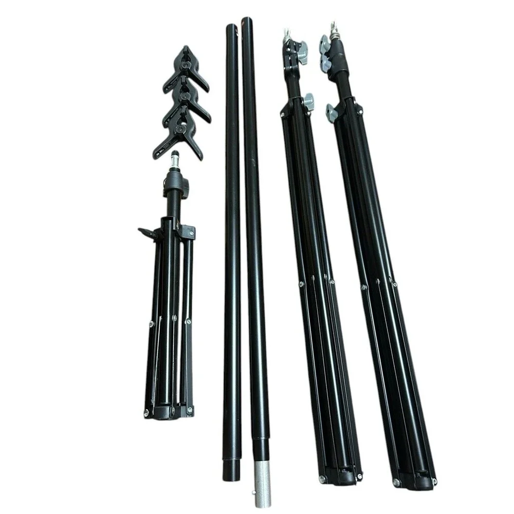 Julius Studio Photography Lighting Stands/Tripods. Set‎ Of 3 Adjustable & Case